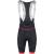 bibshorts F FAME with pad, black-red M