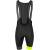 bibshorts F FASHION,with pad,black-fluo S