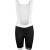 bibshorts F VISION LADY with pad, black-white L