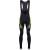 bibtights FORCE SPIKE with pad, black-fluo L