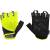 gloves FORCE GEL, fluo-black XS