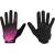 gloves FORCE MTB ANGLE summer, pink-black L