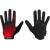gloves FORCE MTB ANGLE summer, red-black S