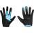 gloves FORCE MTB POWER, black-blue L