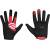 gloves FORCE MTB POWER, black-red M