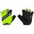 gloves FORCE RIVAL, fluo-black M