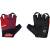 gloves FORCE SECTOR gel, black-red XL