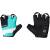 gloves FORCE SECTOR LADY gel, black-turquoise XXL