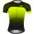 jersey F ASCENT, short sleeve, green-fluo S