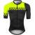 jersey F FASHION, short sleeves, black-fluo L
