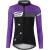 jersey F SQUARE LADY long sl, black-purple XL