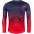 jersey FORCE MTB ANGLE long sl, blue-red L