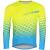 jersey FORCE MTB ANGLE long sl, fluo-blue S