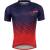 jersey FORCE MTB ANGLE short sl, blue-red XS