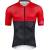 jersey FORCE POINTS short sleeves, red-black L
