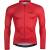 jersey FORCE PURE long sleeve, red 3XL