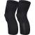 knee warmers FORCE BREEZE knitted, black XL-XXL