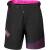 shorts F STORM LADY to waist w pad, black-pink S