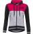 sweatshirt F ADRIANA with zipper, black-pink XXL