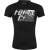 T-shirt FORCE SPIRIT short sl., black XL
