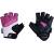 gloves FORCE RAB 2 gel KID, black-pink-white M