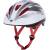 helmet FORCE FUN STRIPES child, white-grey-red M