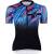 jersey F LIFE LADY short sl, blk-blue-pink XS