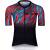 jersey F LIFE short sl, black-petrol blue-red L