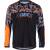 jersey F RECKLESS long sl, black-orange L