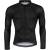 jersey FORCE PURE long sleeve, black 3XL