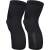 knee warmers FORCE BREEZE knitted, black M-L