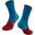 socks FORCE FLAKE thermo, blue-red L-XL/42-47