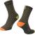 socks FORCE MOTE, green-orange L-XL/42-46