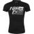 T-shirt FORCE SPIRIT short sl., black M