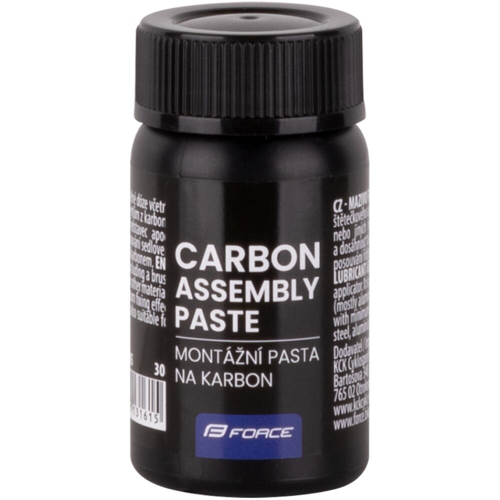 <p>assembly paste increasing friction<br>reduces the force required to clamp carbon components<br>prevents the carbon seatpost from sliding into the frame of carbon or Al bikes