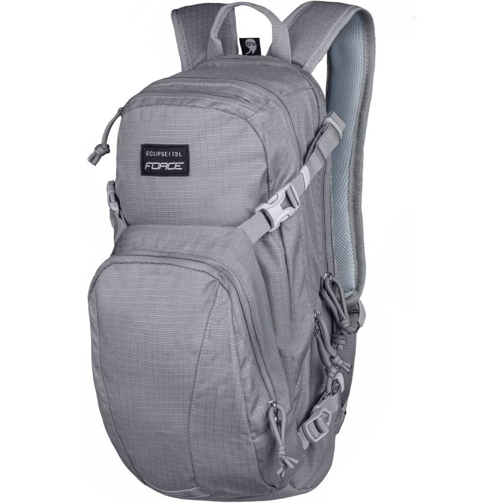 <p><p>Lightweight and practical FORCE cycling backpack with a 12 L capacity (without reservoir). Compatible with the FORCE 250582 reservoir up to 2 L. The backpack features two large zippered compartments