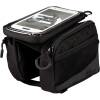 frame bag with two side compartments and removable smartphone pouch<br width=
