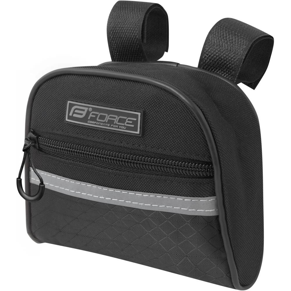 velcro fastening on handlebar<br>inner snap hook for keys