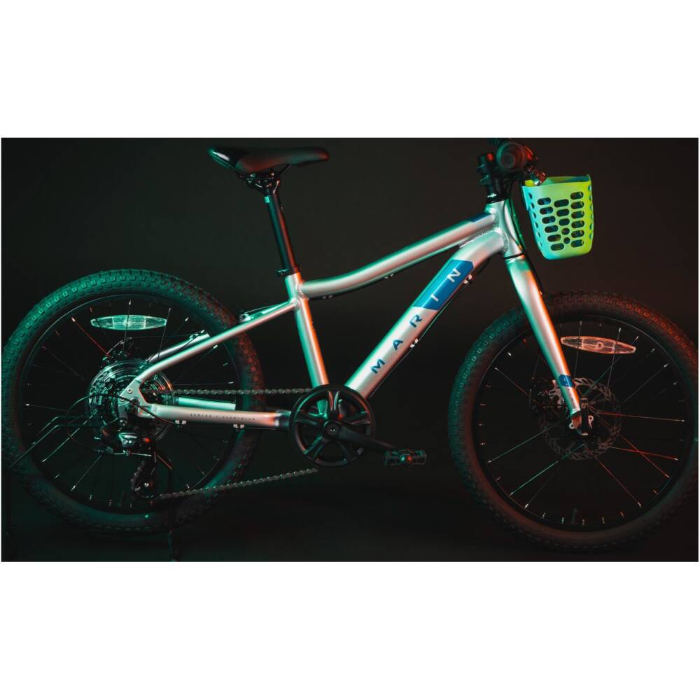 Alternative view of basket FORCE for handlebar baby, green