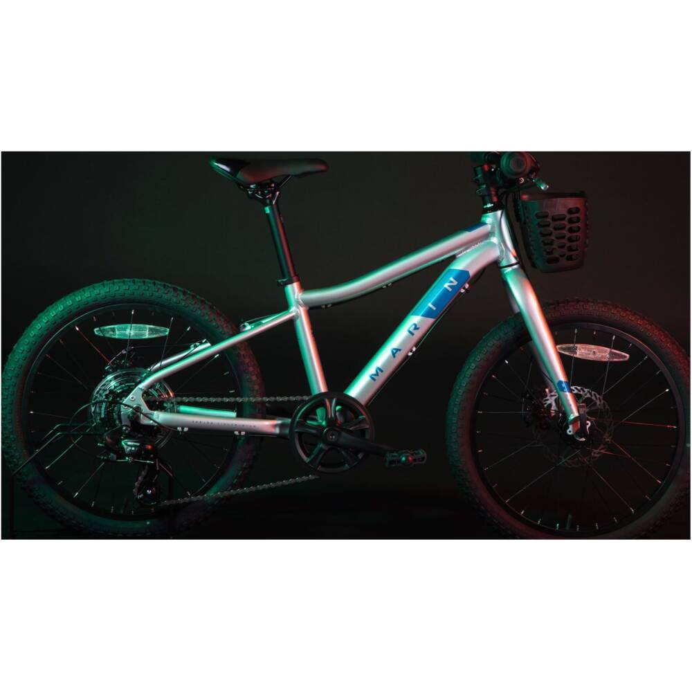 Alternative view of basket FORCE for handlebars, for kids, black