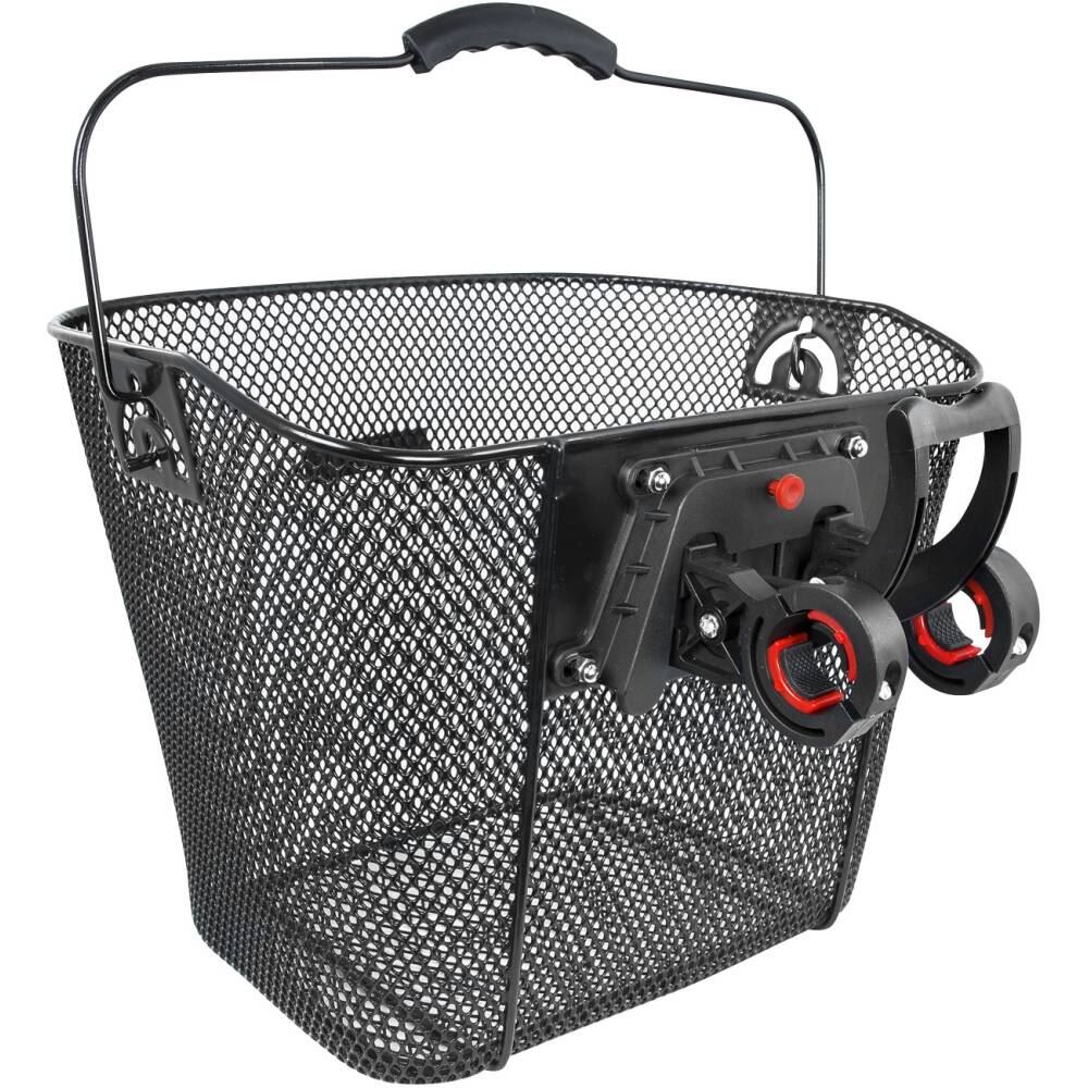 basket on the handlebars with plastic KLICK holder 31