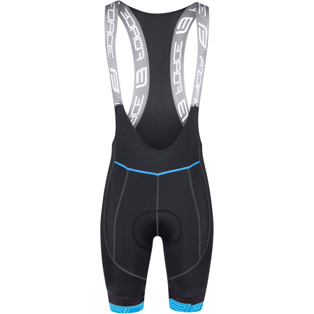 bibshorts with comfortable anatomical pad<br>elastic bibs with mesh at the back part for better ventilation