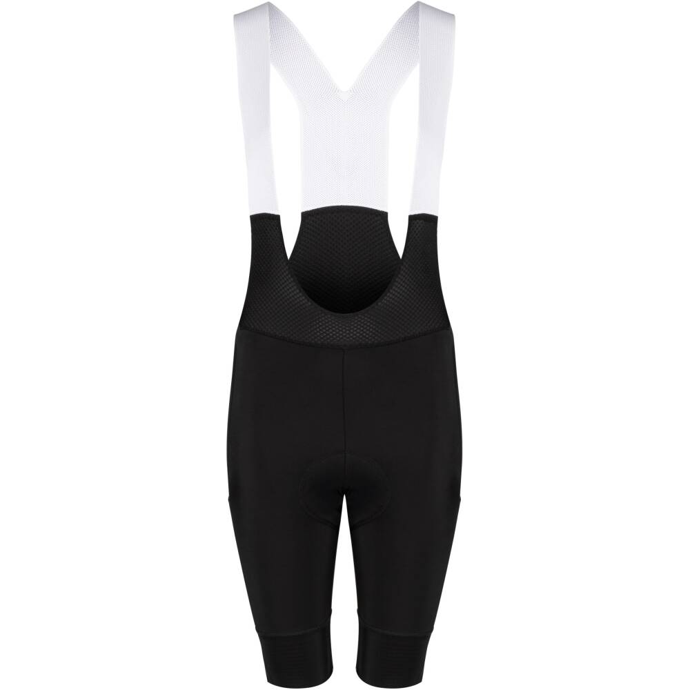 specially developed double-layer FORCE pad<br><strong>pockets on both legs<br></strong>elastic bibs with mesh at the front and back part for better ventilation<br>wide elastic antislip leg hems <br>material: legs: 80% nylon