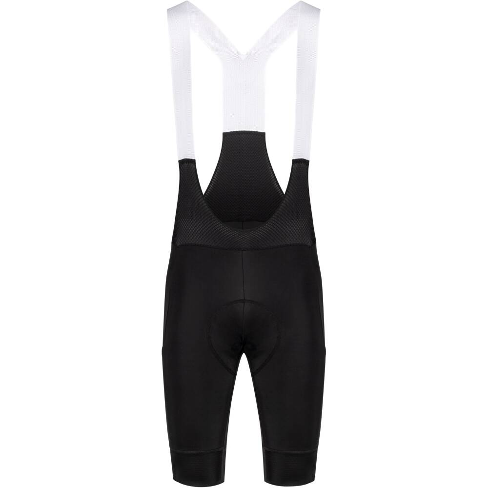 specially developed double-layer FORCE pad<br><strong>pockets on both legs<br></strong>elastic bibs with mesh at the front and back part for better ventilation<br>wide elastic antislip leg hems <br>material: legs: 80% nylon