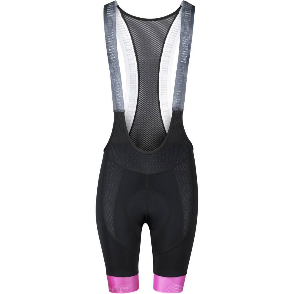 specially developed double-layer FORCE pad<br>elastic bibs with mesh at the back part for better ventilation