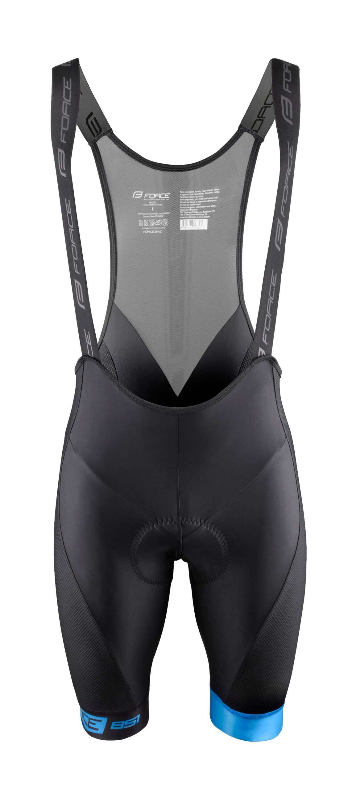bibshorts with comfortable anatomical padside panels from soft meshnet for better ventilationelastic lycra leg hems with antislip siliconereflective featuresmaterial: 82% nylon