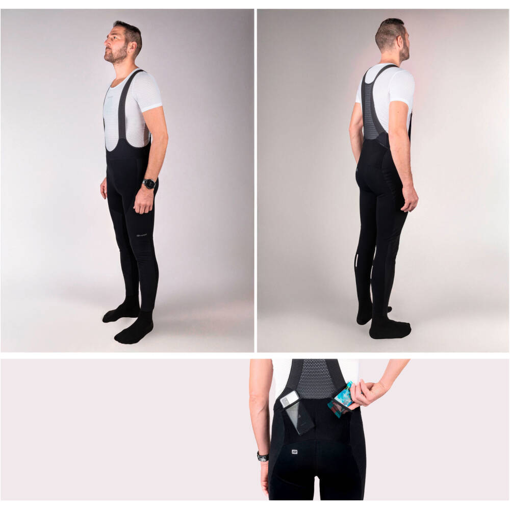 back part made of mesh for better breathability<br>designed for temperatures ranging from 0 °C to +10 °C<br>material: main panels: 75% polyamide