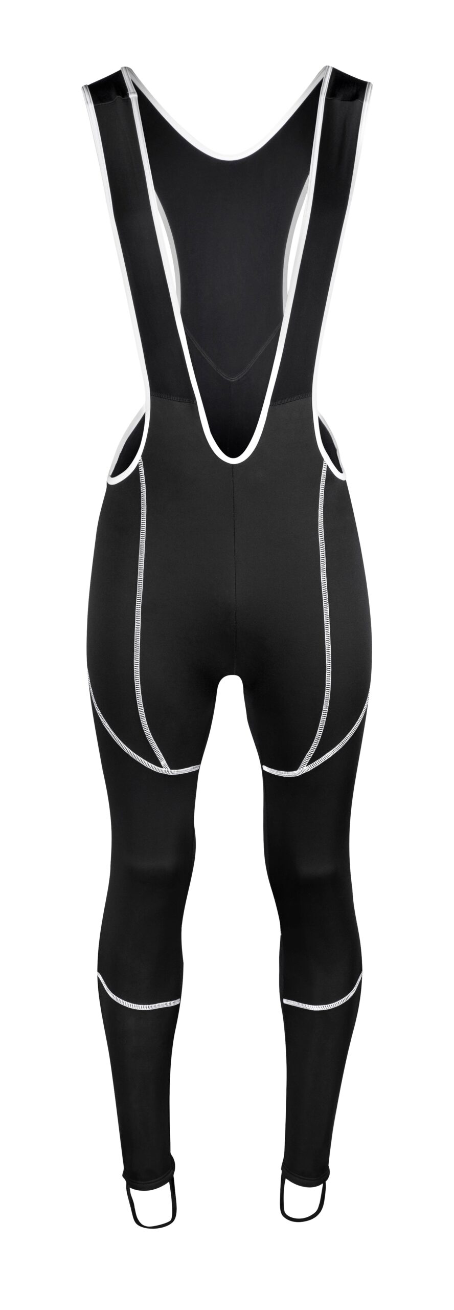 bibtights with under heel strapflat seams