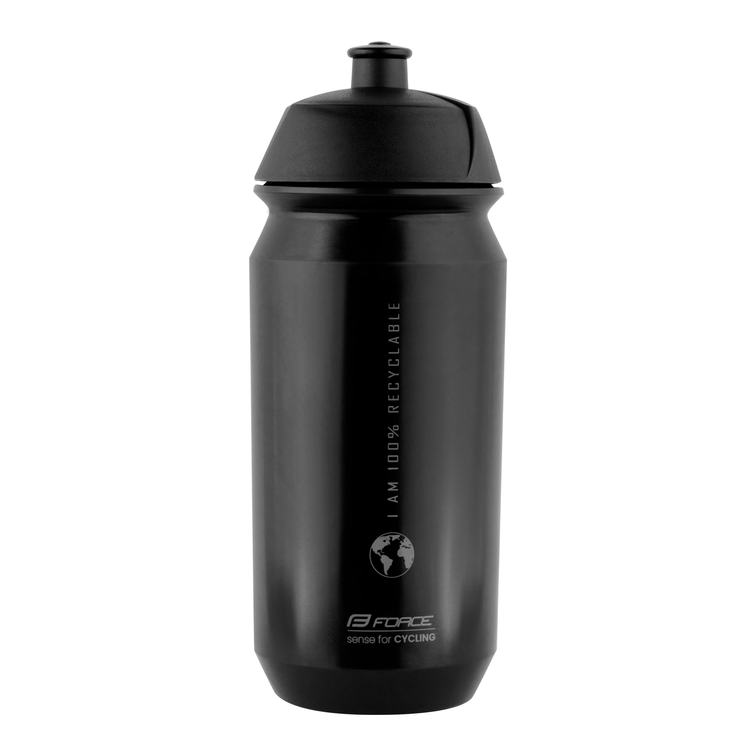 The bottle is made of biodegradable polyethylene which decomposes in the landfill. The flexibility of this material means it is much more recyclable. On one hand because it is simply made of polyethylene