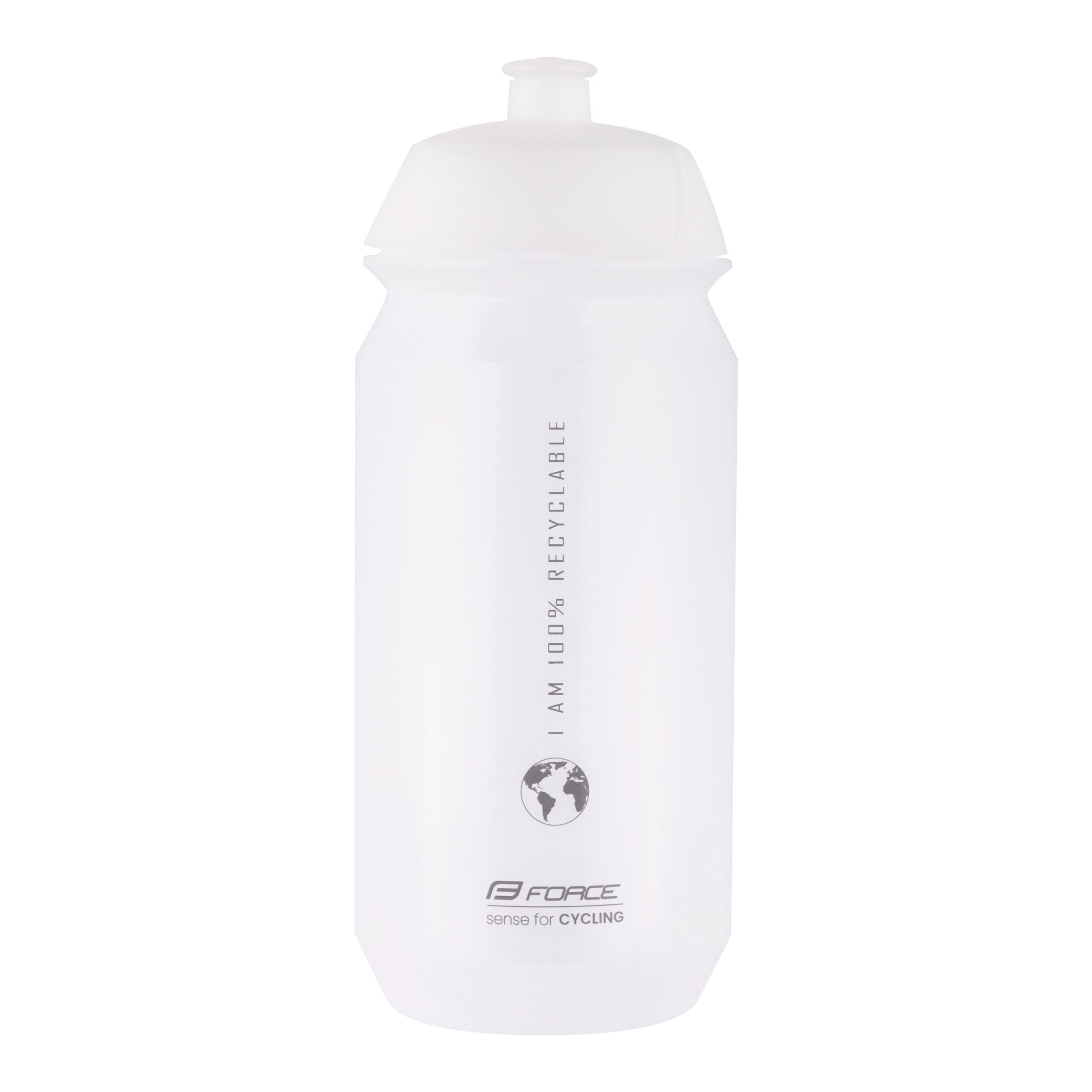 The bottle is made of biodegradable polyethylene which decomposes in the landfill. The flexibility of this material means it is much more recyclable. On one hand because it is simply made of polyethylene